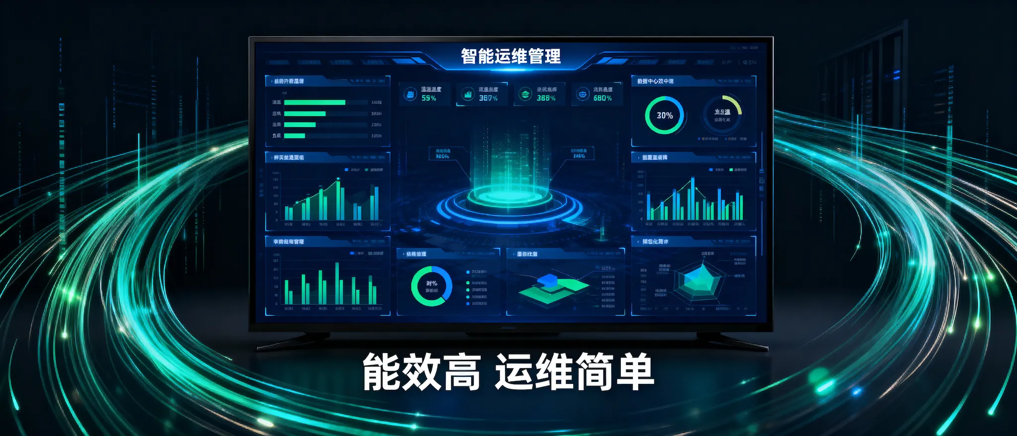 天诚腾达 - 易事特UPS产品与服务宣传图