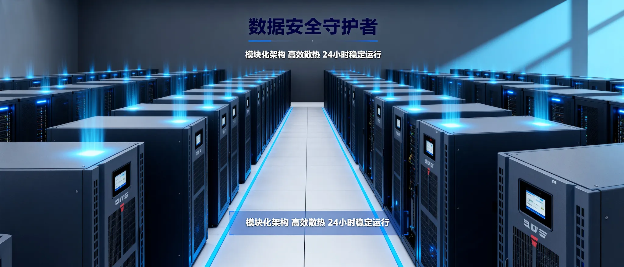 天诚腾达 - 易事特UPS产品与服务宣传图