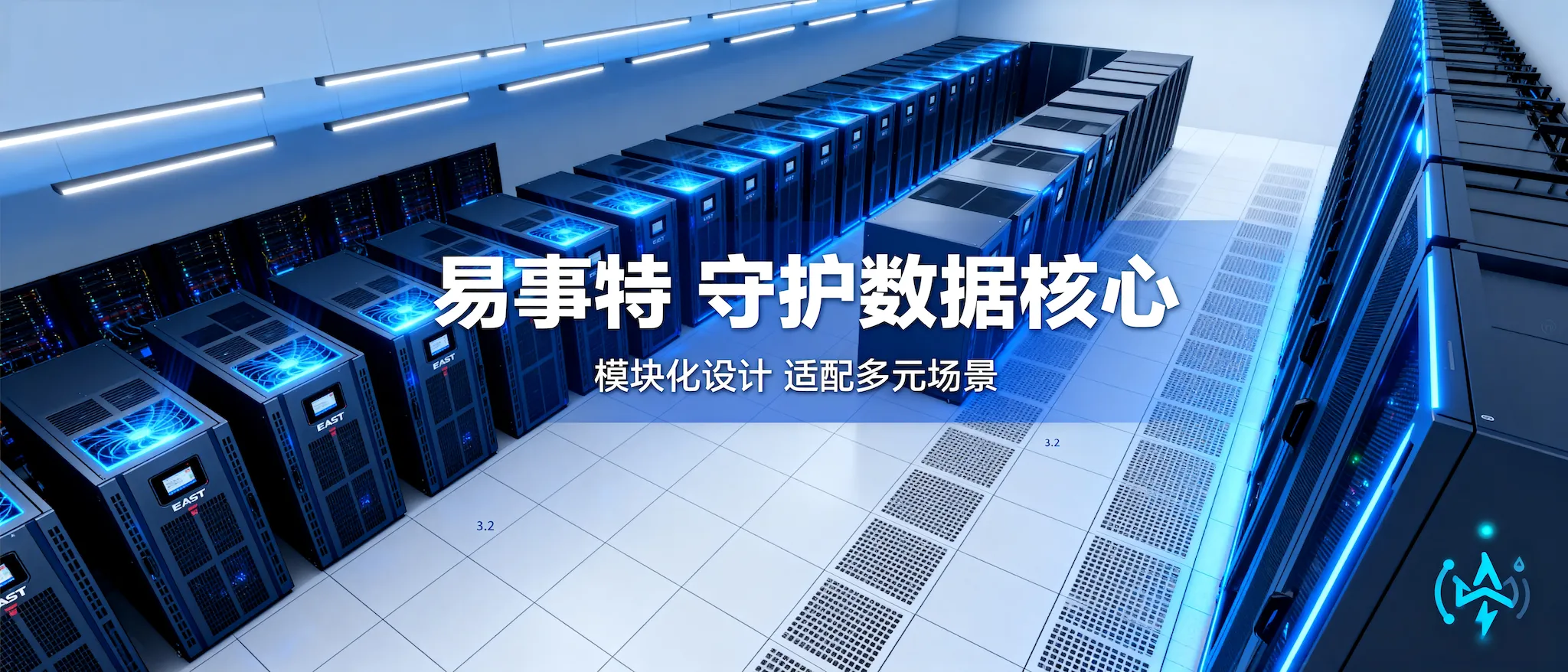 天诚腾达 - 易事特UPS产品与服务宣传图