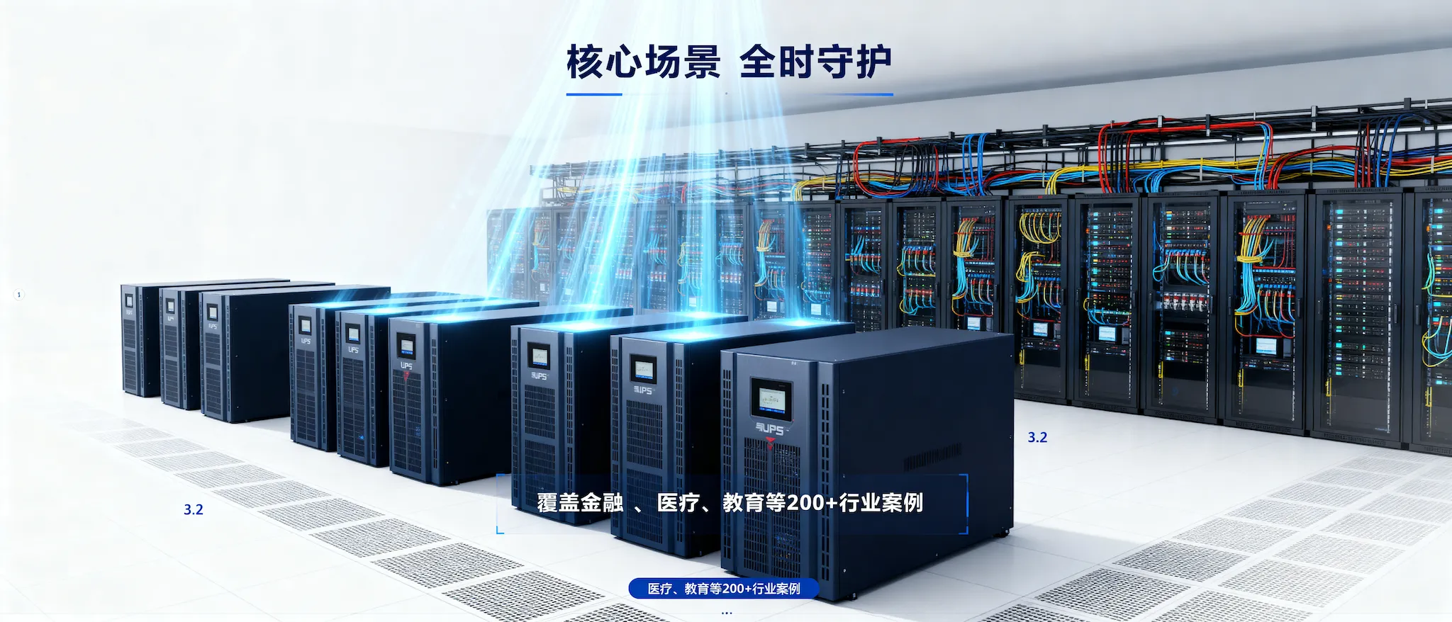 天诚腾达 - 易事特UPS产品与服务宣传图