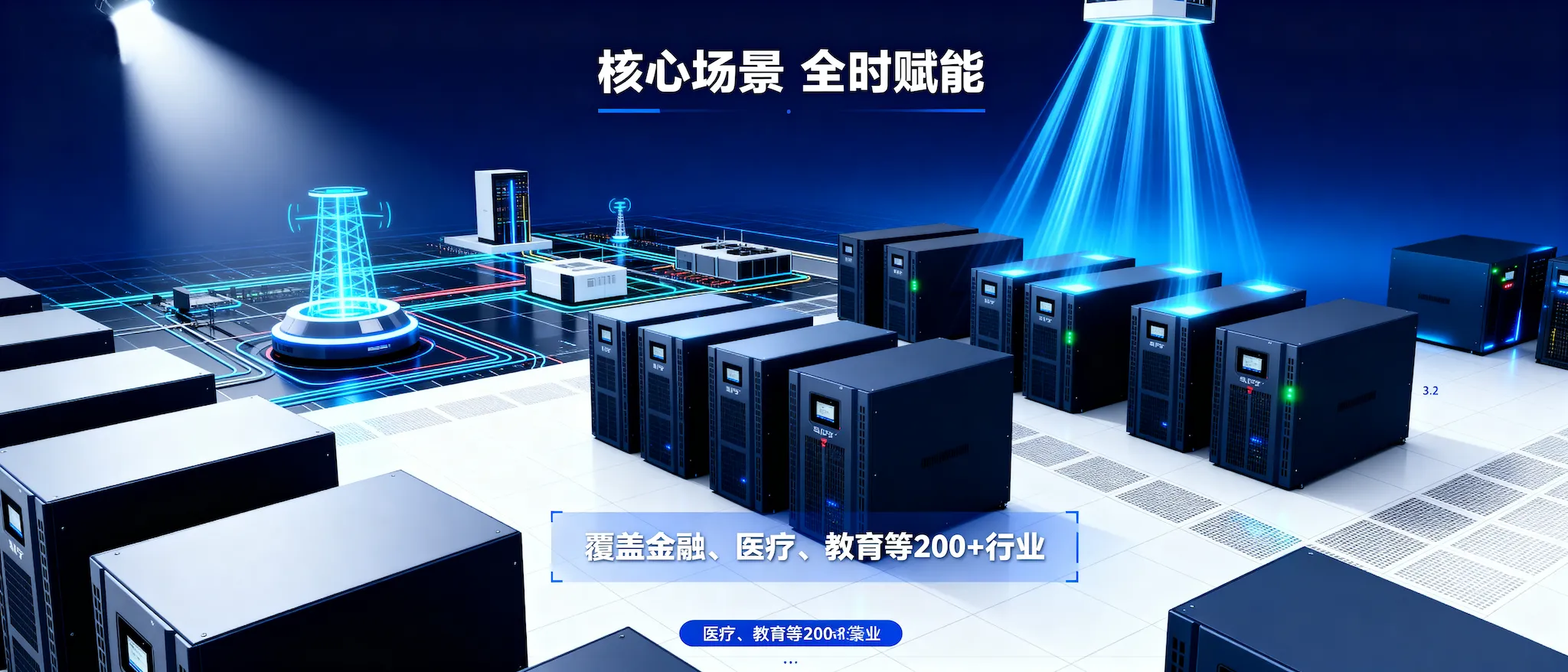 天诚腾达 - 易事特UPS产品与服务宣传图