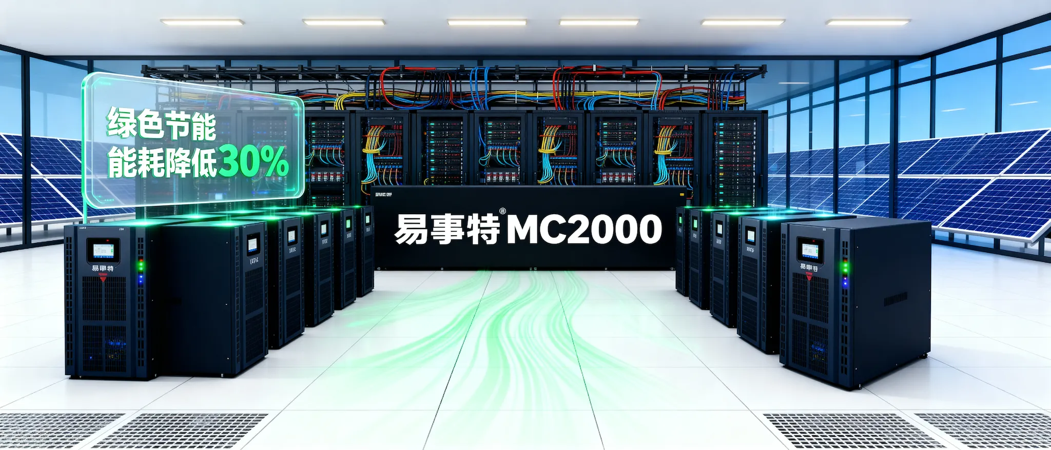 天诚腾达 - 易事特UPS产品与服务宣传图